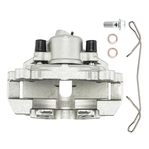 Image of PHILTOP 19-B2974 Brake Caliper Compatible with 2005-2018 Jetta, 2012-2019 Beetle, 2010-2014 Golf, 2006-2009 Rabbit, 2010-2013 A3, Front Left Brake Caliper