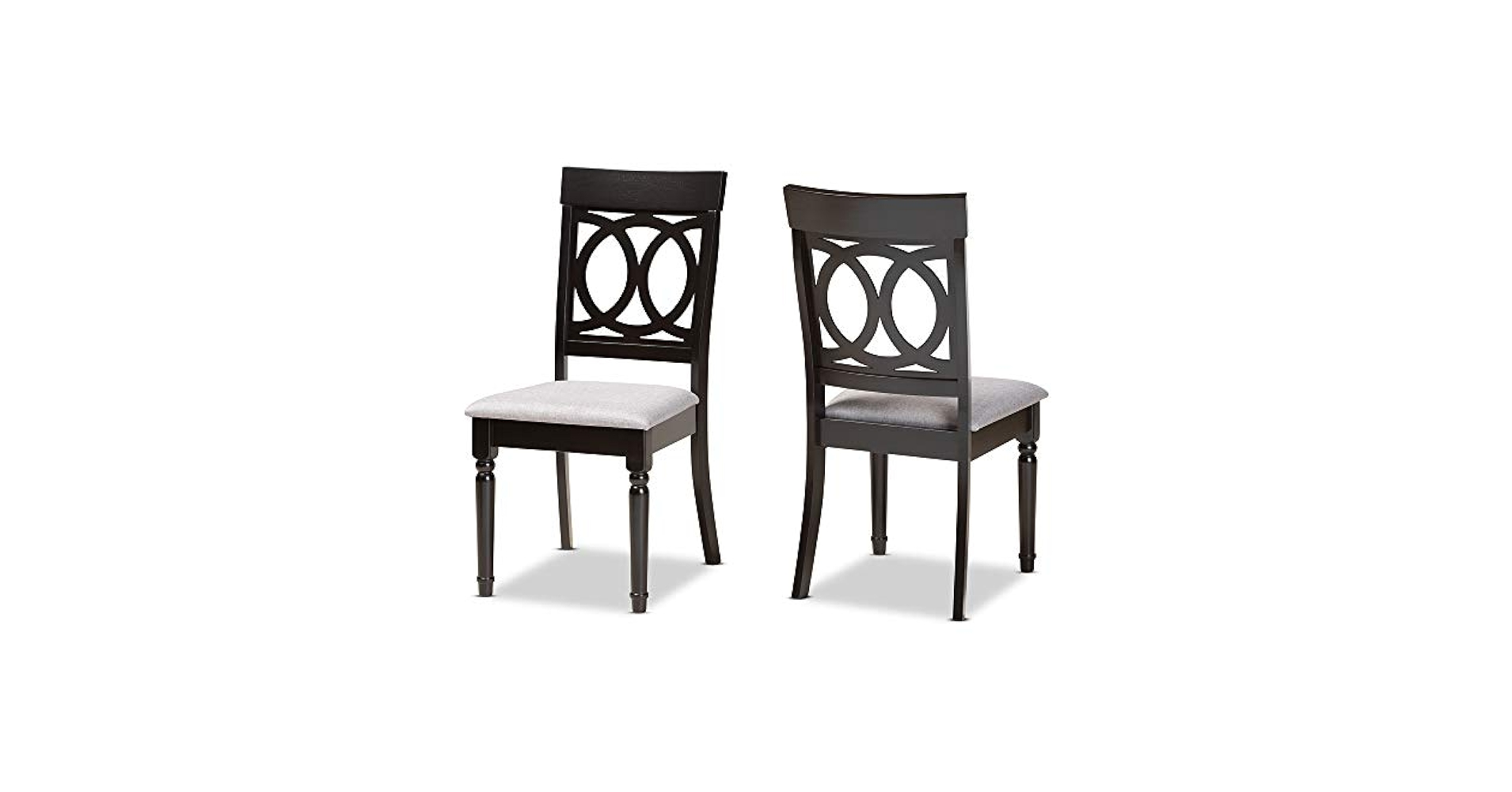 Amazon.com - Baxton Studio Lucie 2-Piece Dining Chair Set