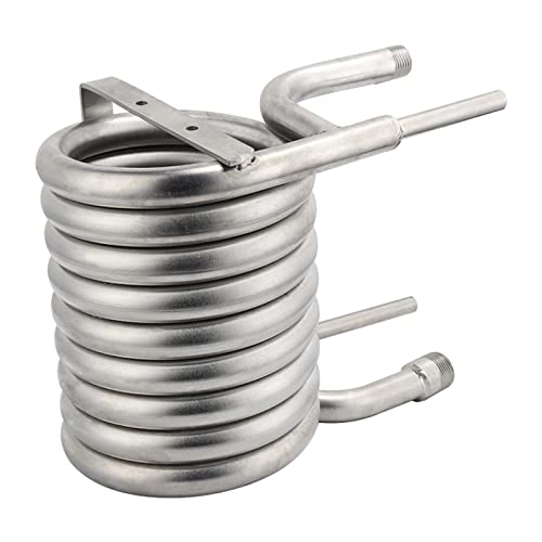 Aizyr 304 Stainless Steel Coil Tube Chillers - Counterflow Wort Chiller Homebrew Beer Brewing Equipment Wine Making Machine Part #TOP5