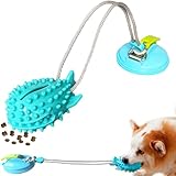 NafuFreedom Dog Toys for Chewers Suction Cup Dog Toy Tug of War Chew Toys for Teething Interactive Puppy Teething Toys for Small Large Dogs Tug Toy Shark