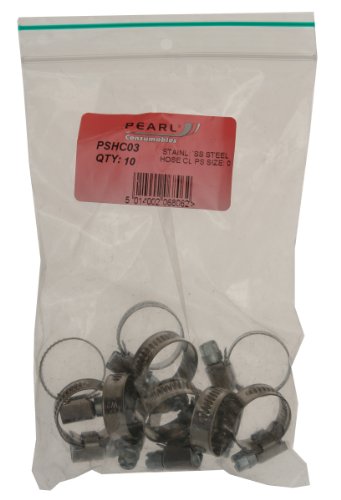 Image of Pearl PSHC03 Stainless Steel O-Hose Clip (Pack of 10)