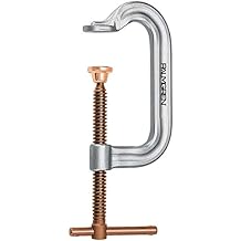Palmgren 9629156, Regular Duty Deep Throat C-Clamp with Copper Spindle, 0-6 Inches