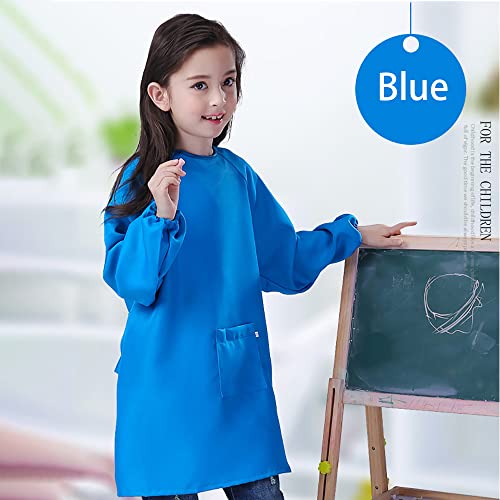 Kids Art Smock Waterproof Child Artist Painting Apron For Girls And Boys School Art Class Age 5-8 #TOP1