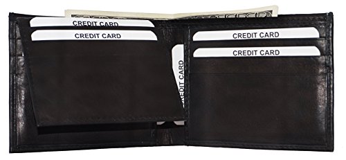 Bullz Genuine Soft Cow Leather Credit Card ID Holder Bifold Mens wallet2
