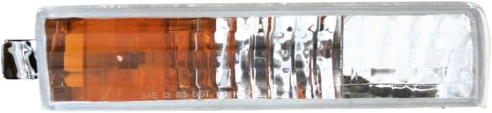 Signal Light Assembly Passenger Side Clear Turn Plastic & Amber Lens for Honda for Prelude Base/Type Sh 1997-2001 without Bulbs Front Right 33301S30003 HO2531123