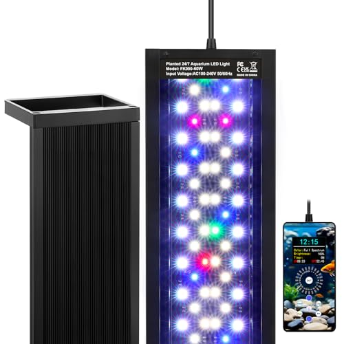 Image of fishkeeper Smart LED Aquarium Light, 24 /7 Full Spectrum Fish Light