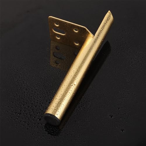 Patas de metal para sofá de 18 cm doradas: repara y eleva muebles bajos 6