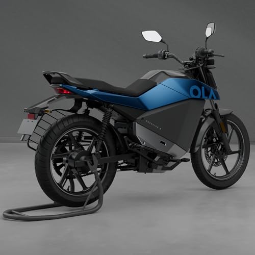 Image of OLA Roadster X+ (4.5 Kwh) High Speed Electric Bike with charger - Stellar blue - Ex-Showroom