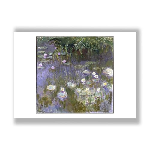 Nénuphars Claude Monet impression d'art XL finition semi-brillante