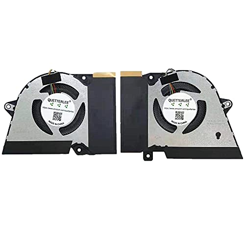 Image of Replacement New Laptop CPU+GPU Cooling Fan for ASUS Rog Zephyrus G14 GA401I GA401IV Series 13NR03F0AP0301 13NR03F0AP0101 DFSCK22115181H FMBC DFSCK22105182H FMBB DC12V 1A Fan
