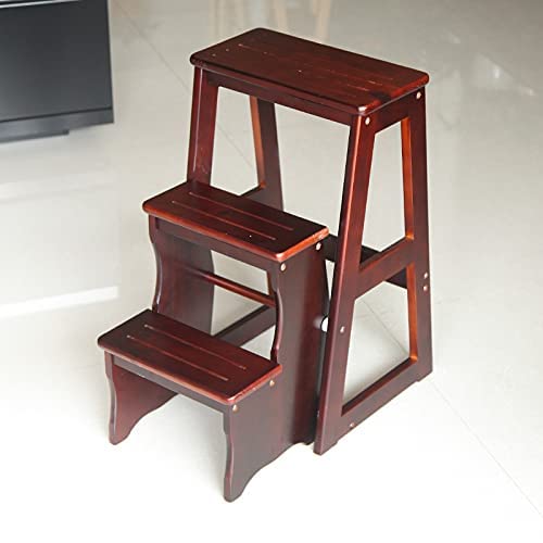 Escabeau bois pliable gain de place : fini les objets inaccessibles