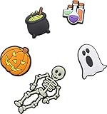 Crocs Jibbitz 5-Pack Halloween Shoe Charms | Jibbitz for Crocs, Spooky Vibes, Small