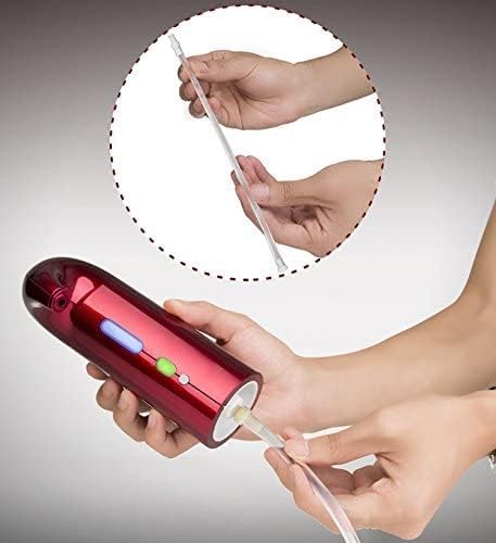 1-button Electric Wine Aerator Red - Wine Tap - Electric Wine Dispenser - Wine Dispenser Machine - Automatic Wine Dispenser - Wine Aerator Dispenser Pump - Wine Aerator Electric Instant Wine Aerator
