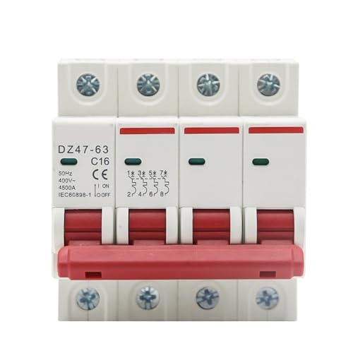 Mini disjoncteur protecteur DZ47 4P pour sécuriser le tableau électrique