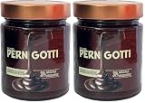 Pernigotti Crema Gianduia Nero – Crema Spalmabile al Gianduia Fondente con 30% Nocciola – Senza Olio di Palma – Solo Aromi Naturali – Senza Glutine – 330 g (Confezione da 2)