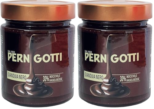 Pernigotti Crema Gianduia Nero – Crema Spalmabile al Gianduia Fondente