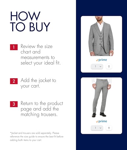 Image of Tommy Hilfiger TH Flex Modern Fit Suit Separates