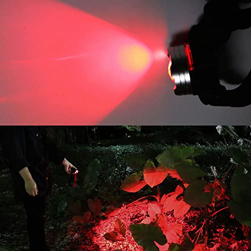 Graboyy Led Headlamp Rechargeable Cob Mini Headlight With White Red Light, 3 Modes Lightweight Portable Headlight For Outdoor Fishing And Camping #TOP6