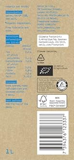 Oatly Oat Drink Organic 1 Litre (Pack of 6)