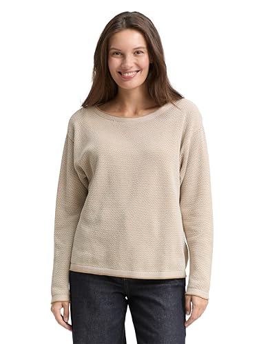 TOM TAILOR Damen 1033125 Old Strickpullover Aus Bio-Baumwolle, 30438 -...