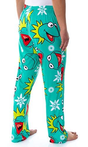 Disney The Muppets Womens' Kermit The Frog Head Toss Sleep Lounge Pajama Pants (Large) #TOP3