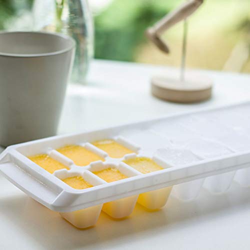 Faveolate Form Ice Cube Maker Glas Backenschutz Mit Deckel White White Größe