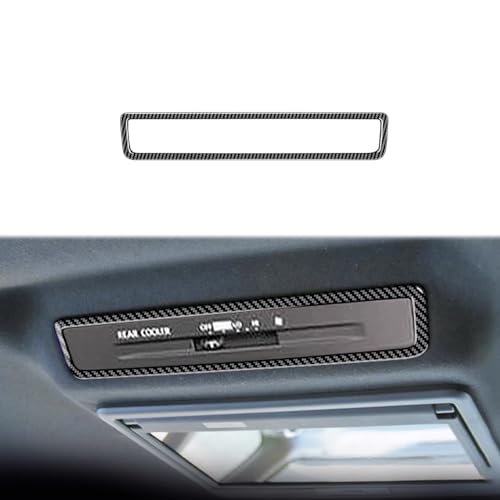 Hyorabyn 新型ヴォクシー 90系 / 新型ノア 90系 令和4年1月〜に適用リアエアコンスイッチ装飾パーツインテリアキズ防止 取付簡単ドレスアップアクセサリー(Aタイプ、カーボン柄)