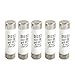 Aexit 500V 50A Fuses Ceramic Tube Cylindrical Fuse Links 14 x 51mm (Bag Fuse Links of 5)
