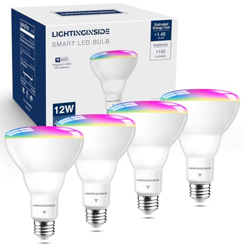 Lightinginside Smart BR30 LED Bulb โ RGB-CW, Alexa/Google