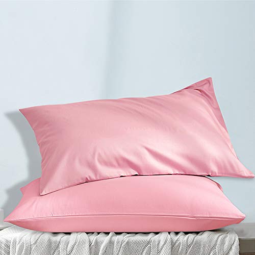 Image of NTBAY King Microfiber Pillowcases, 2 Pack, 20 x 36, Pink