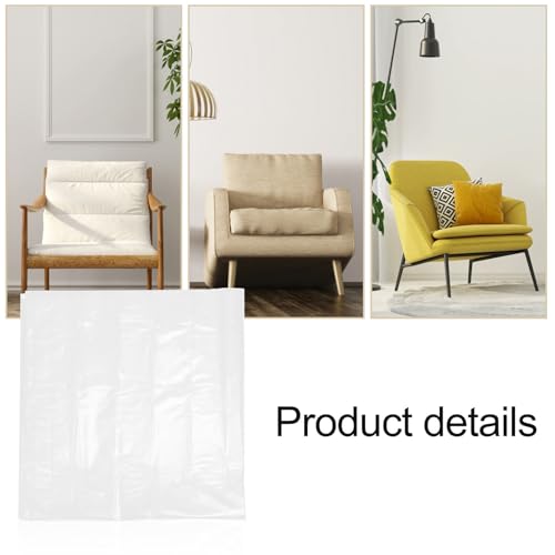 Housse de canapé pliable en plastique transparent pour déménagement - 7