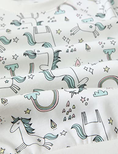 Krazber Girls Long Sleeve Unicorn Pajama Set, 100% Organic Cotton Soft Pjs4