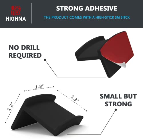 Adhesive Hat Hooks For Wall - Hat Racks For Baseball Caps - Hat Organizer For Baseball Caps - Minimalist Hat Rack Design, No Drilling, Strong Hold Hat Hangers (12 Pcs - Black & White) #TOP1