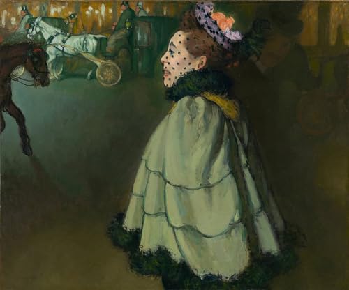 Tableau toile Femme la nuit par Louis Anquetin 60x90cm