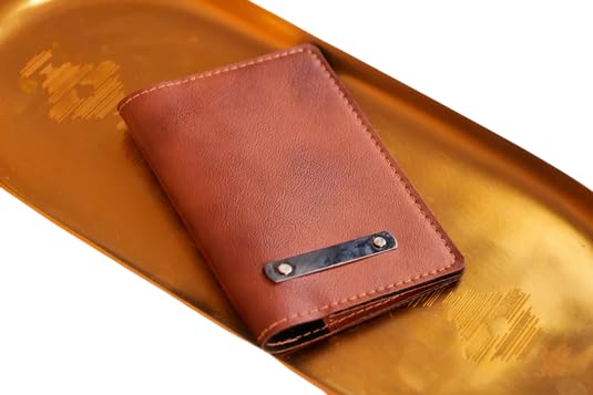Vegan Leather Passport Holder | Slim & Elegant Travel Wallet for Passport, Cards & Documents | Stylish Organizer for Travel Essentials-image-19