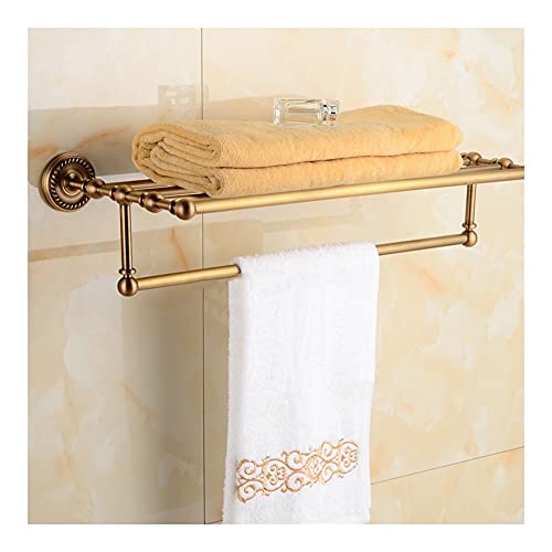 Porte-serviette d'angle en laiton massif pour optimiser les petites salles de bain - 5