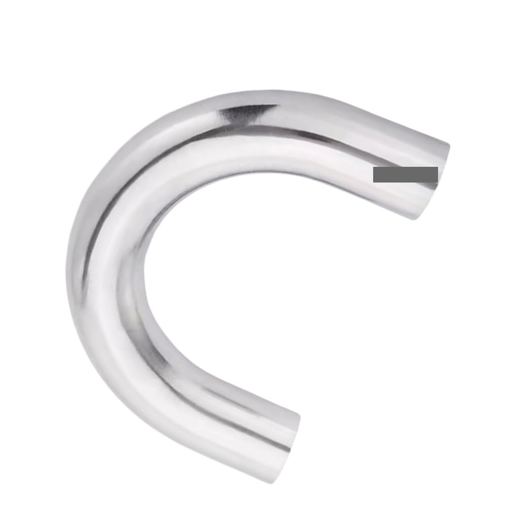 Conector de tubería acero inoxidable SUS304 con soldadura a tope 45 mm diámetro exterior y curvatura 180 grados