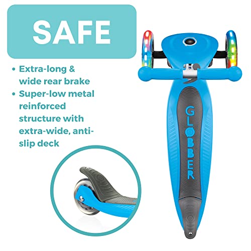 GLOBBER Trottinette enfant 3 roues pliable Primo - Bleu ciel