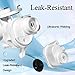 HHQ RV Toilet Water Valve Replacement Kit for Thetford RV Toilet Parts 31705, fits all Aqua Magic V High/Low Models such as 31688 31687 31683, 31705-UPGRADED, White