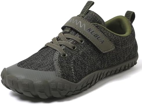 KUBUA Kids Barefoot Shoes Boys Girls Sneakers Naturally Splay Shoes Toddler Little Big Kid