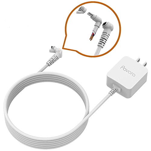 Arlo Outdoor Power Adapter - Weatherproof Quick Charge 3.0, 16.5ft/5m Cable, Silicone Waterproof Micro-USB Head for Arlo Pro & Pro 2, GO (White)