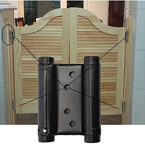 Beneray 3 Inch Double Action Spring Hinges, Self Closing Door Hinges For Saloon Cafe Pub Swinging Doors, 201 Stainless Steel thumb #5