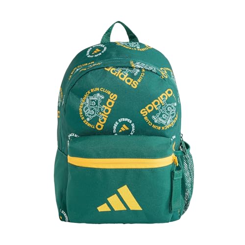 adidas Unisex niños Little Kids Snack Run Graphic Aop Backpack, collegiate green/crew yellow, One Size