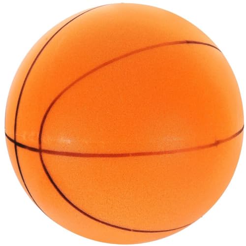 BESPORTBLE Bola De Espuma De Treinamento Interno De Basquete Silenciosa Não Revestida De Alta Densid