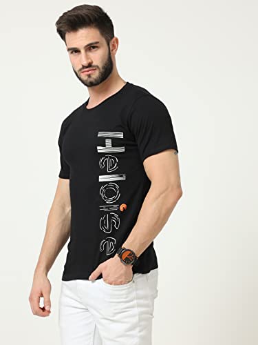 Image of HELOISE Men's 180 GSM Round Neck Half Sleeve (Side Zipper)