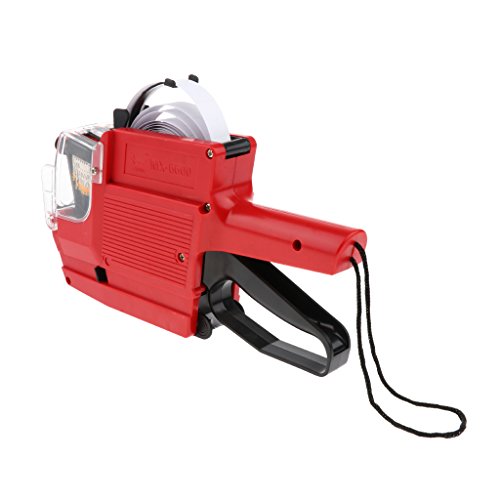 menolana MX-6600 10 Dígitos, 2 Linhas, Etiqueta de Preço, Etiqueta de Preço, Impressão Clara E Rápid