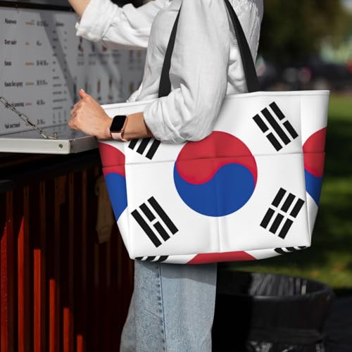 Sac à bandoulière imperméable drapeau Corée noir taille unique - 7