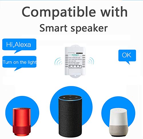 Ktnnkg 30Amps Wifi Switch For Garden Light, Pool Pump And Dust Collector,Support Remote Control,Compatible With Ewelink App,Neutral Wire Required,110V Ac #TOP1