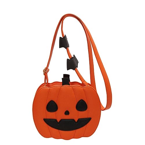 Small Spooky Pumpkin Purse - Halloween Crossbody Bag for Women, Stylish and Fun Halloween Accessories