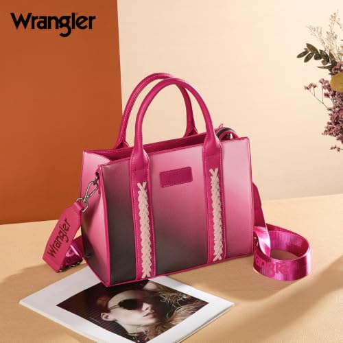 Image of Wrangler Tote Bag for Women Designer Satchel Handbags Top-handle Purses with Strap